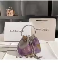 Luxury Designer Women's Handbag Crystal Shiny Rhinestones Diamond