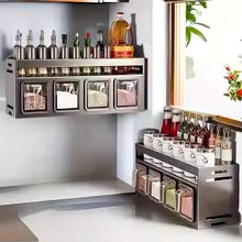 Space Saving Aluminium Spice Rack Organizer