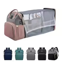 Folding Mommy Bag Portable Folding Crib Bed Large-capacity Baby