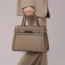 Genuine leather women's bag original first layer cowhide women's hand shoulder