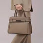 Genuine leather women's bag original first layer cowhide women's hand shoulder
