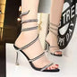 Summer Buckle Strap Girls Grace High-heeled